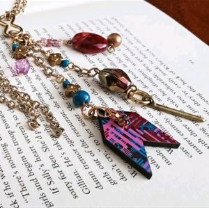 Zia Cross Chevron Necklace